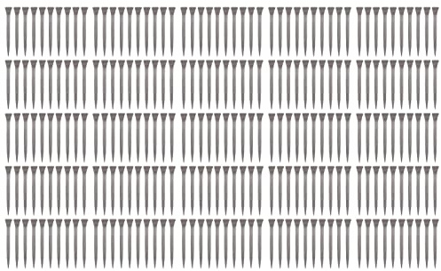 Clous en fer à cheval 250PCS | Outils de maréchal-ferrant en acier à haute dureté et à faible teneur en carbone | Clous portables pour fers à cheval en alliage
