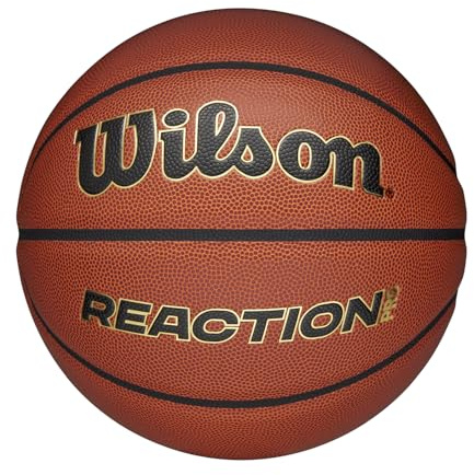 Wilson Reaction Pro Basketball, Braun/Gold, Gr.