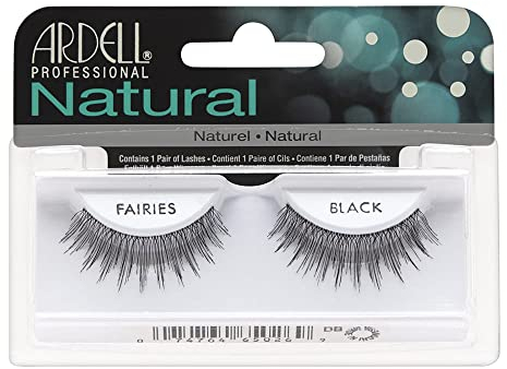 Forever Living Ardell Pestañas Postizas Naturales Fairies Black | Color Negro | Incluye Pegamento, color Fairies Black