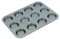 Judge Non-Stick Bun Tin with 12 Cups, Dishwasher Safe, 34cm x 25cm x 1.5cm