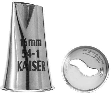 Original Kaiser Rosentülle 16 mm, Spritztülle, Edelstahl rostfrei, falz- und randfrei