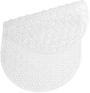 Premier Housewares 1605044 Bath Mat PVC Bath Mats Non Slip Bathroom Mat Sticky Non Slip Bath Mat Grip Clear Shower Mat Shower Mats Non Slip 1 x 69 x 38.5