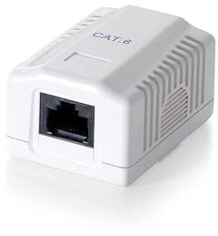 ROSETA DE SUPERFICIE CATEGORIA 6 1 HEMBRA RJ45