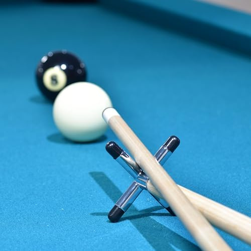 Winsport Queuebrücke, Profi Spielhilfe Chrom und Messing für Billard und Snooker, Aufsatz mit Gleitmulden zur präzisen Stellung des Queues, 6 Varianten, Alugewinde zum Aufschrauben auf Brückenqueue