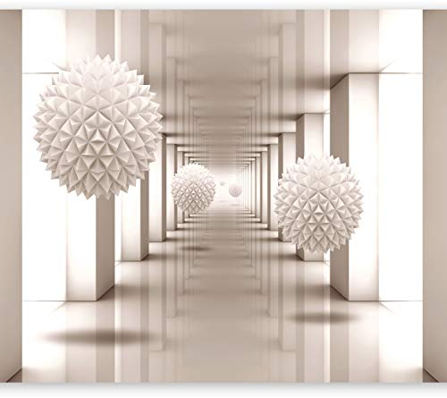 murando - Vlies Fototapete 3D Effekt 350x256cm - Foto Tapete Schlafzimmer Wohnzimmer Moderne Vliestapete XXL Wandtapete Motivtapeten 3d Effekt Wand Dekoration - Optisch Abstrakt Tunnel a-A-0149-a-c