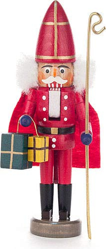 Dregeno Seiffen Nussknacker Nikolaus rot - 15 cm
