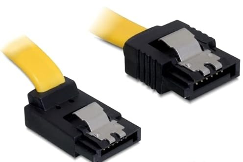 DeLOCK 10x Kabel SATA 6Gb/s gelb li/ge Metall 20cm
