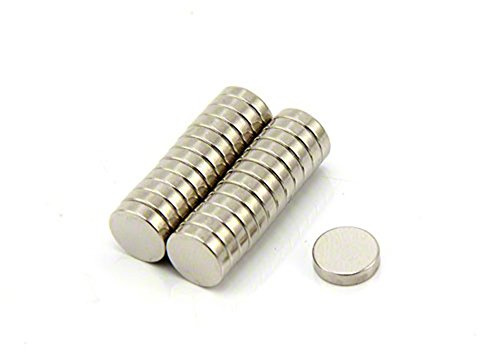 N42 Neodymium Magnet for Arts, Crafts, Model Making, DIY, Hobbies, Office and Home - 8mm dia x 2mm thick - 1kg Pull - Pack of 250