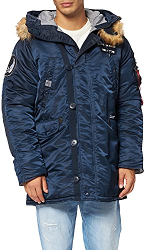 Alpha Industries Herren N3B Airborne Winterjacke, Rep.Blue, L