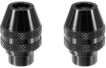 2 unids Portabrocas sin llave Multi cambio rápido sin llave para Dremel 4486 Rotary Herramientas 4000 7700 8200