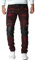 Cipo & Baxx Herren Jeans CD481-bans Bordeaux W34/L32