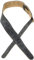 Fender© 2 Suede Strap, Gray/Tan, Rev.