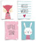 Donari - Liebevoll gestaltetes 4er Set Poster für Kinder in A4 - Poster für das Kinder- und Babyzimmer - Tolles Geschenk für Babyparty (Mädchen)