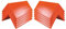 (10x) Kantenschutzwinkel 500 mm | Kantenschoner aus Kunststoff (PE) | bruchfest, formstabil & kältebeständig – für Ladungssicherung mit Zurrgurten | orange – 190 x 190 x 19 mm