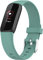 Shieranlee Bracelet en Silicone de Remplacement pour Fitbit Luxe Activity Tracker - Bracelets QuickFit en Silicone de qualité supérieure,Grande Taille