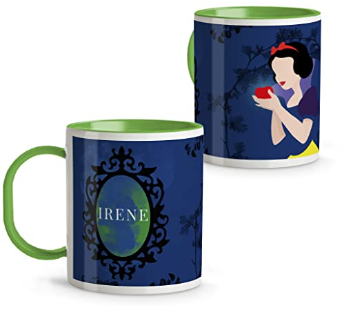 Mug Princesse. Mug personnalisé avec le nom. Tasses en plastique pour enfants. Tasses originales pour les cadeaux. Tasses Disney Diverses couleurs. Blanche-Neige