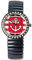 Donny Kelly Damen-Uhr Zugarmband Edelstahl Analog Quarz 1700071 (blau rot)