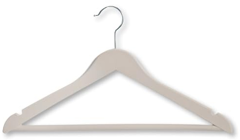 Kesper | Formkleiderbügel, Material: Kunststoff, Breite: 44,5 cm, Farbe: Beige | 16881