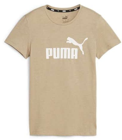 PUMA Damen ESS Logo Heather Tee Tee
