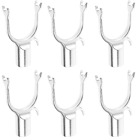 Yardwe 6 Stück Baumstütze Metall, Silber, 19cm, Aststütze für Obstbäume, Aluminiumlegierung, Pflanzenstütze für Garten, Weinberg, Obstgarten, Rostfrei