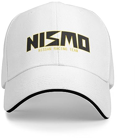 Baseballmütze Klassisch lässig Klassisches Gold und Schwarz Nismo Racing Team Logo für Jungen Frauen Vintage Klassisches Baseballmützen-T-Shirt