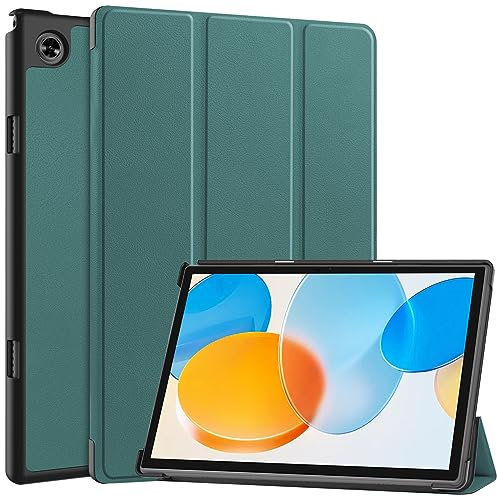 XITODA Coque pour Teclast M40 Pro/ P20HD/ P20S,Protection mit Stand Fonction Etui pour Teclast M40 Pro/ P20HD/ P20S 10,1 Tablet, Vert foncé