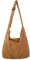 Makukke Umhängetasche Damen Handtasche, Cord Taschen Groß shopper Tote Bag schultertasche Casual Crossbody Bag für Schule Büro Arbeit Reisen Ausflug Einkauf,Brown Tasche