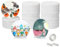 Steine zum Bemalen 25 Stück, Steine zum Bemalen Flach, Weiß Steine Bemalen, Steine Bemalen Buch für Kunsthandwerk Malerei Gartendeko Aquarium Steine Bemalen Set, Diameter 5cm