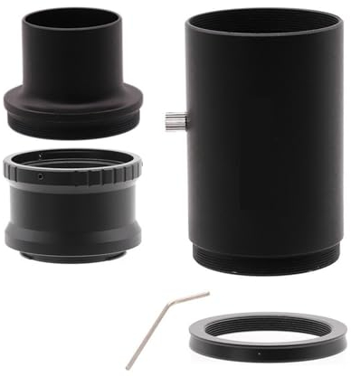 Telescope Adapter Set, For Sony NEX/For Alpha,1.25Eyepiece To T-mount Adapter+Telescope +T2-mount To E-mount Adapter