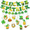 Nytlivet St. Patrick's Day-Dekorationen, Happy St. Patrick's Day-Banner, Girlanden, glückliche irische Hängewirbel, Dekor-Set, irische Flagge, Kleeblatt, Decken- und Wanddekoration für Zuhause und Ou