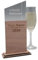 Pila Stone Moderne edle Trophäe, personalisiert mit eigenem Text Grafik oder Logo, aus Acrylglas mit Edelshoz Sockel, Personalisierte Gravur - Pokal - Auszeichnung - Elegant für Jubiläum (200x100 mm)