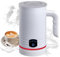 Milchaufschäumer Elektrisch, Milk Frother für Milchschaum warm & kalt, 4 in 1 Automatischer Milchbehälter Anti-Rutsch Design, Kompakt-Milchaufschäumer für Kaffee, Cappuccino,Latte (Stil BWeiß)