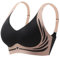 Andere Bequemer Mannschaftshals - Kabelloser Push-Up-BH mit Super Gather, Damen Dessous, Alltags-Sport BH Lift Bewertung (Black, XXL)