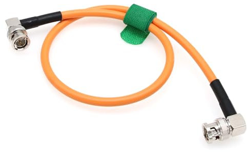 HangTon 12G 4K SDI UHD Koaxial-Videokabel, rechtwinkliger Stecker BNC für Blackmagic Sony FS7 FX9 FX6 RED ARRI Kamera-Monitor 5 m