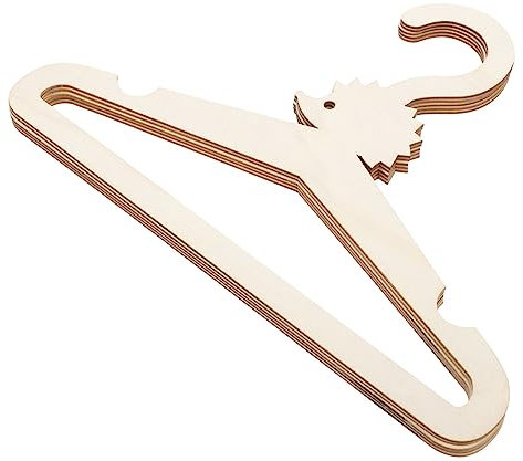 Hohopeti 5stücke Junge Mädchen Kleiderbügel Aus Holz Mit Niedlichem Tierdesign DIY Für Kinderbekleidung Für Kleiderschrank Trocknen Von Kleidung