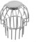Fallrohr-Laubschutz, 60–160 mm, Dachrinnen-Rohr, Laubschutz, Drahtballon, Fallrohrschutz-Filter, Fallrohr-Schutz, verhindert Verstopfung von Rohren (75 mm)