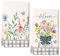 TAXTYHRE 2 Piezas Paños de Cocina de Primavera, Toallas de Cocina de Flores, Decoración de Toallas de Plato, 40 x 59 cm