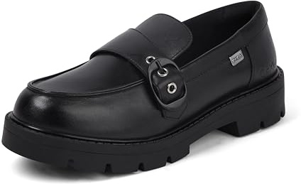 Kickers Women's Kori Monk Strap Leather Shoes,