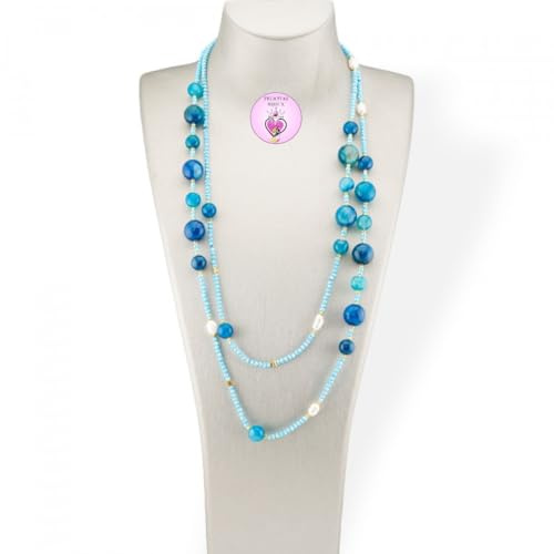 Collana Mia - Felicitas Bijoux (Agata Fucsia)