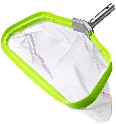DABOVIN Ultra Fine Mesh Pool Silt Net,Heavy Duty Leaf Rake with Aluminum Frame,Tear Resistance Nylon Basket for Skimming Insects Wet Sand