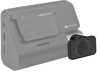 TILLMANER Filter-Set für 70mai A810 4K HDR Dashcam, blendfreie breite Objektivabdeckung, Schwarz (for 70mai A810 CPL) (for 70mai A810 CPL)