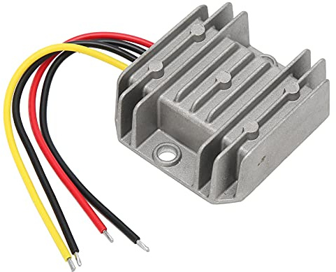Hyuduo Reductor de Voltaje, Transformador de Fuente de Alimentación del Convertidor de CC DC 36V 48V a 12V 10A 120W sobre Calefacción de Voltaje de Corriente, Instalación Fácil y Confiable, Alta