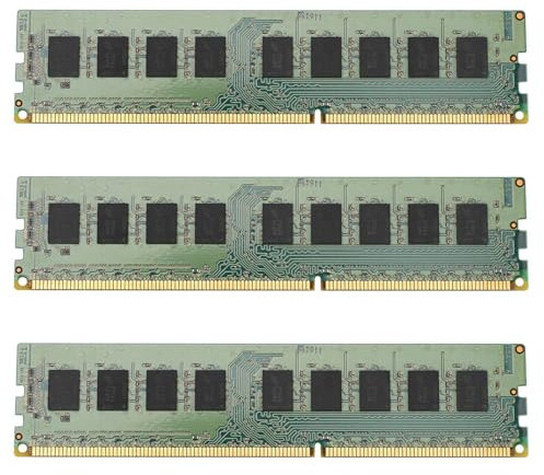 Lioggyet 3 x 8 GB di RAM 2RX8 1.35 V DDR3 PC3L-12800E 1600 MHz 240 ECC RAM buffer per Server Workstation