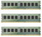 Lioggyet 3 x 8 GB di RAM 2RX8 1.35 V DDR3 PC3L-12800E 1600 MHz 240 ECC RAM buffer per Server Workstation