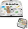 miaozhen Astuccio per matite Borsa cosmetica di grande capacità Borsa per cancelleria multi-slot per studenti Forniture scolastiche Preppy Cute Cartoon Grigio Baby Koala lapicera para ninos