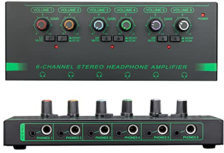 YTtkku Headphone Amplifier Type-c USB Power Supply Volume Control With Stereo Input Earphone Splitter DC5v Earphone Splitter