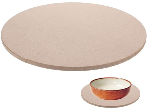 jojofuny Pottery Wheel Bat Drying Board Made of Density Board with Excellent Stability and High Water Absorption for Making Clay Projects and Crafting Pots and Bowls