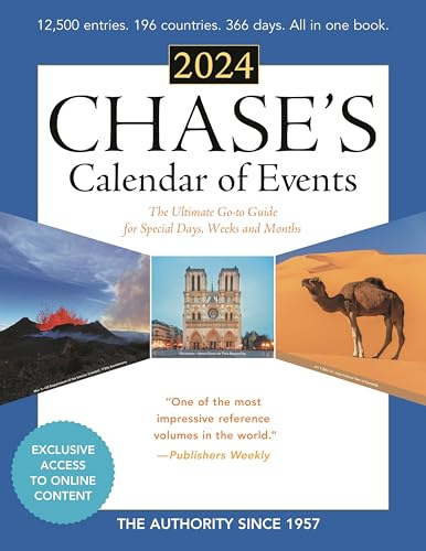 Chase's Calendar of Events 2024: The Ultimate Go-to Guide for Special Days, Weeks and Months