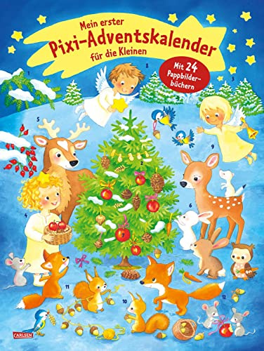 Mein erster Pixi-Adventskalender für die Kleinen - mit 24 Pappbilderbüchern - 2022: Kurze Weihnachtsgeschichten für Babys ab 12 Monaten zum Vorlesen