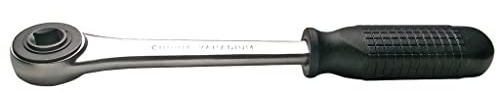 SW-Stahl 05993L-KNARRE Umschaltknarre 1/2 Zoll - Ratsche 36 Zähne - 275 mm | Chrom-Vanadium-Stahl mit Umsteckvierkant, ergonomischer 1-Komponenten-Griff, Druckknopfauslösung für Stecknüsse